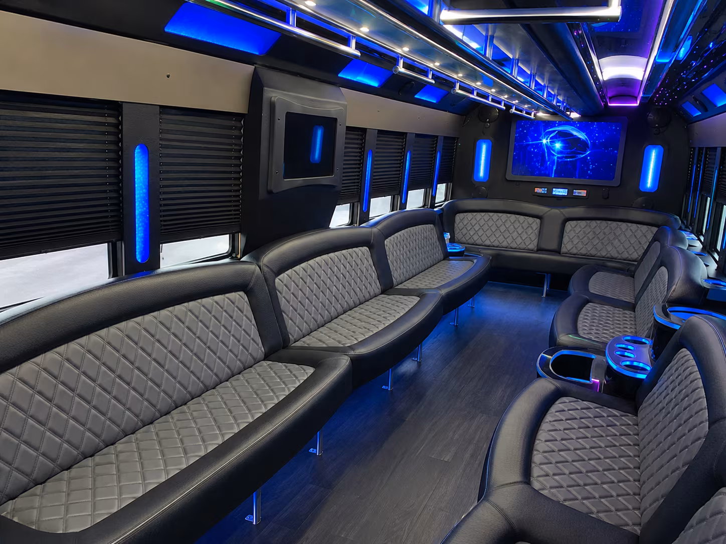 Bismarck Bachelor & Bachelorette Transportation party bus exterior