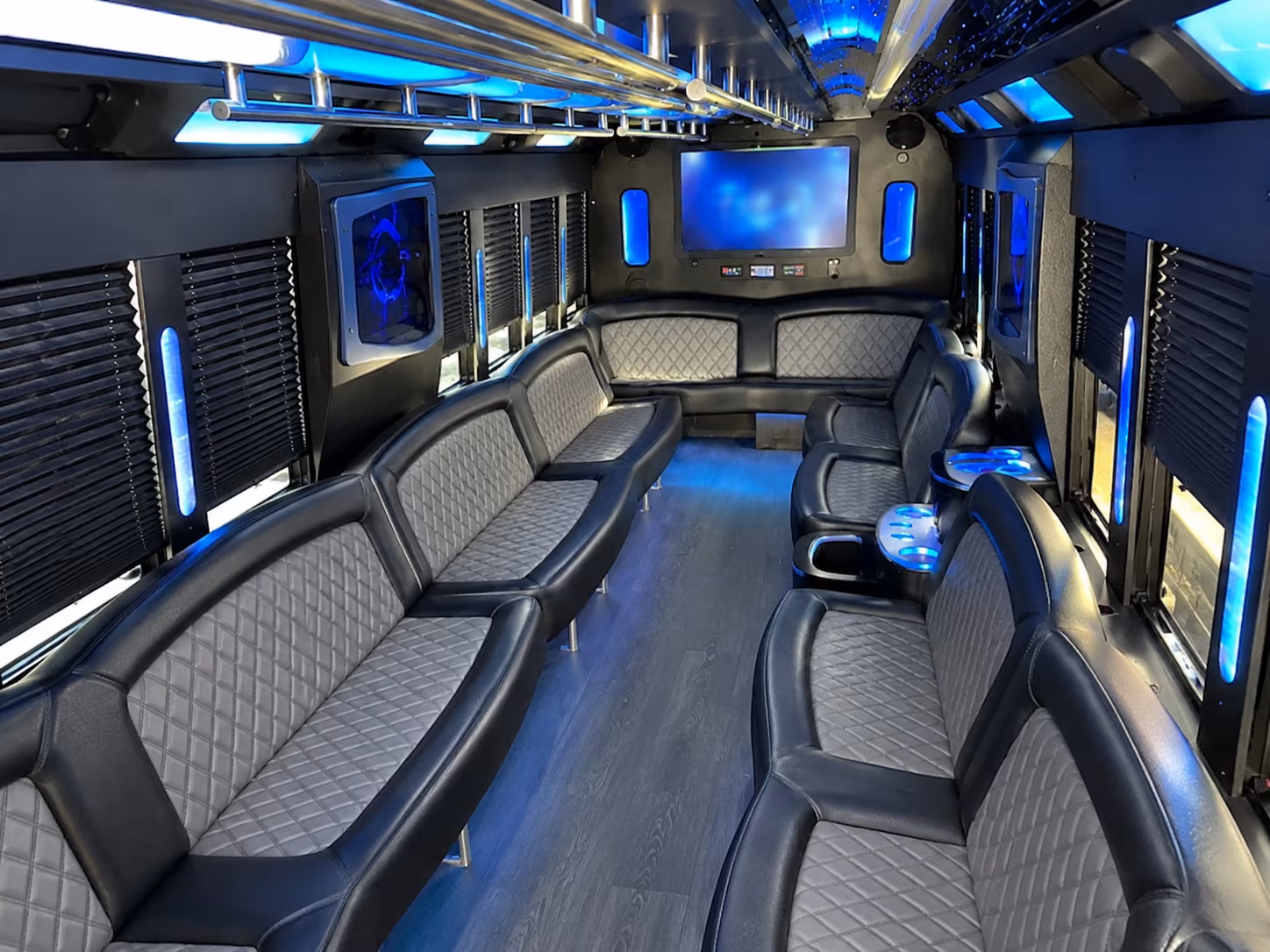 Bismarck Bachelor & Bachelorette Transportation party bus exterior
