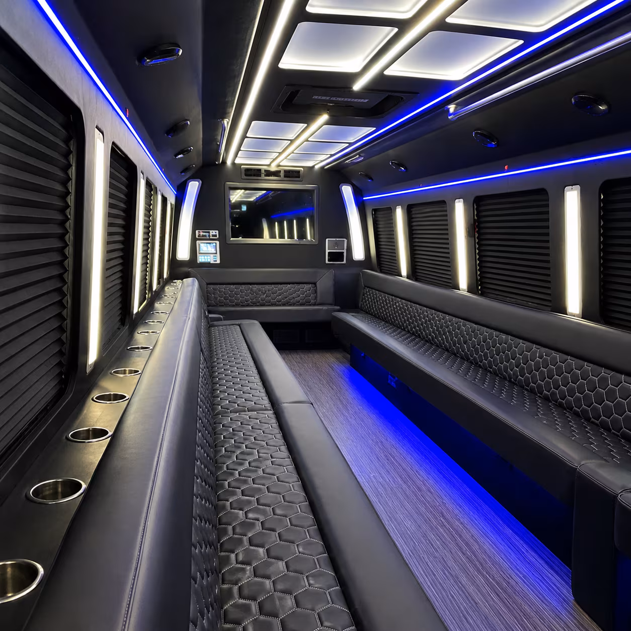 Bismarck Bachelor & Bachelorette Transportation party bus exterior