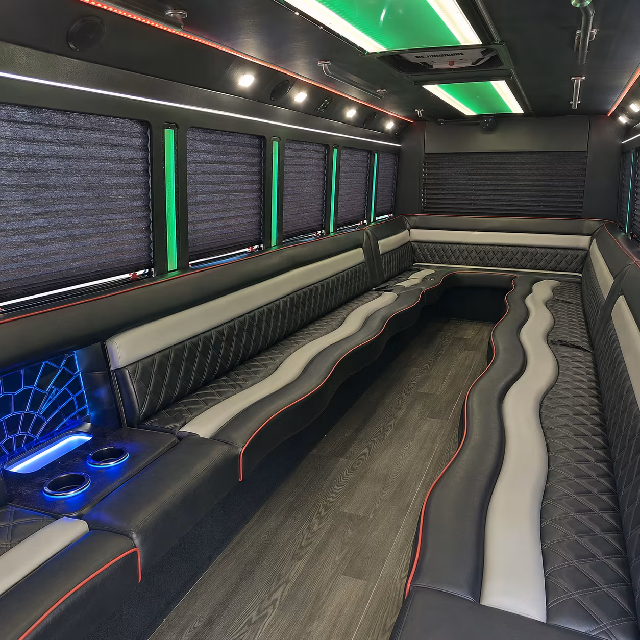 Bismarck Birthday, Sweet 16, & Quinceañera Transportation party bus exterior