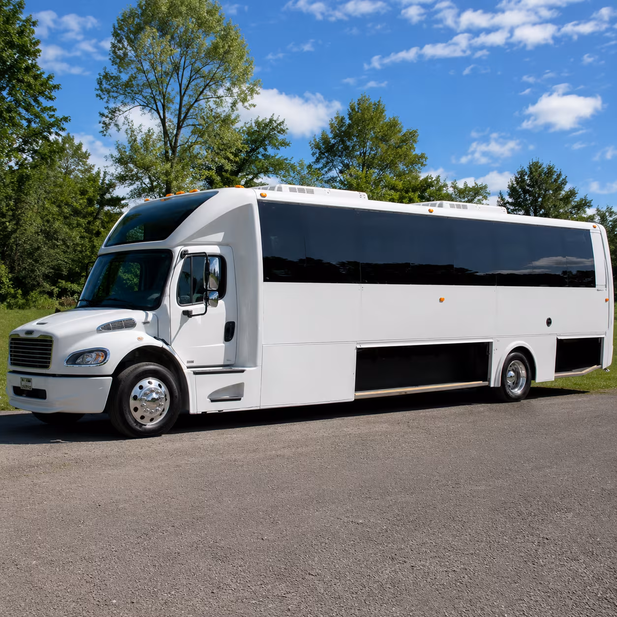 Bismarck Birthday, Sweet 16, & Quinceañera Transportation party bus interior