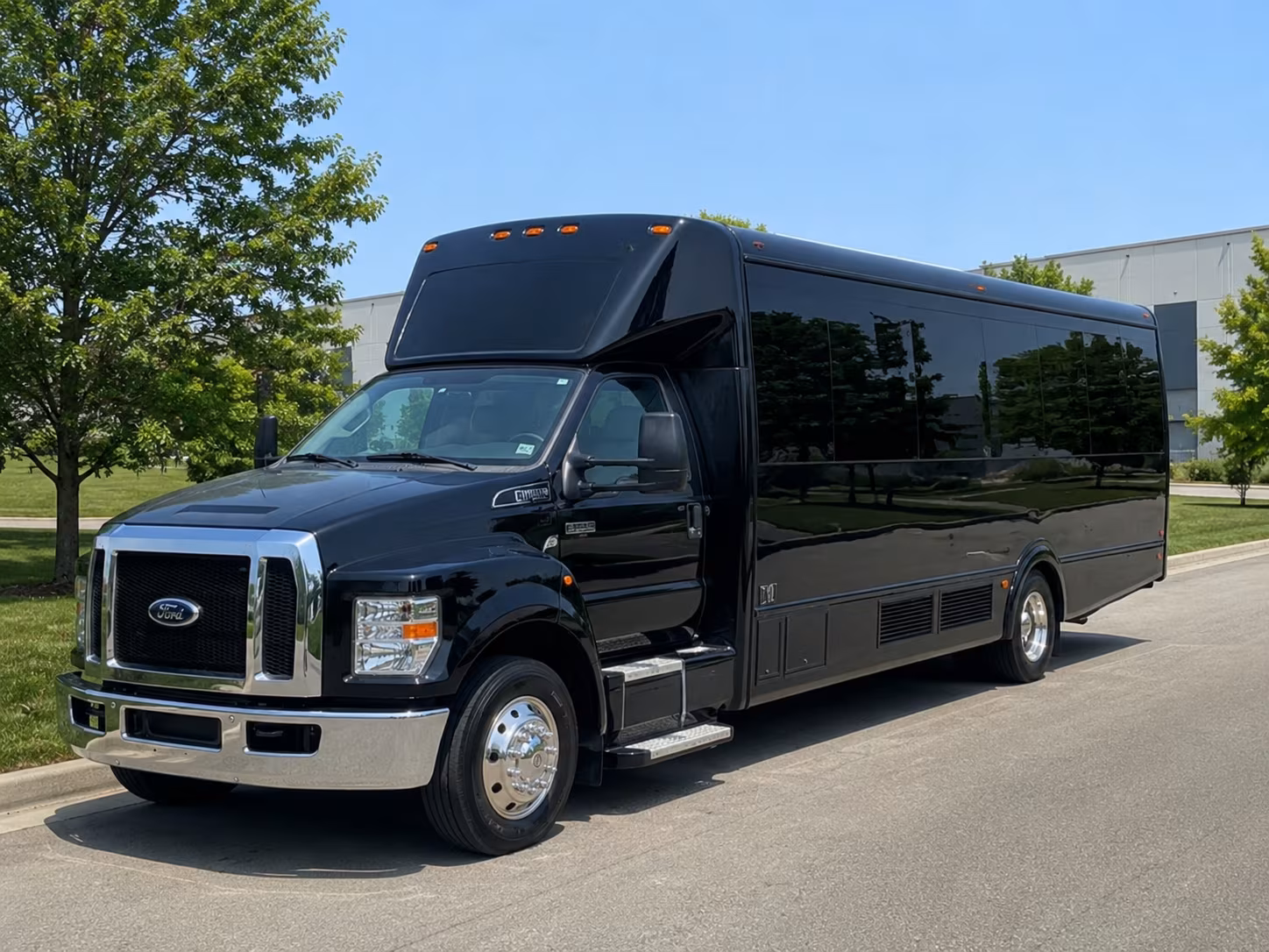 Bismarck Private Event Transportation party bus exterior