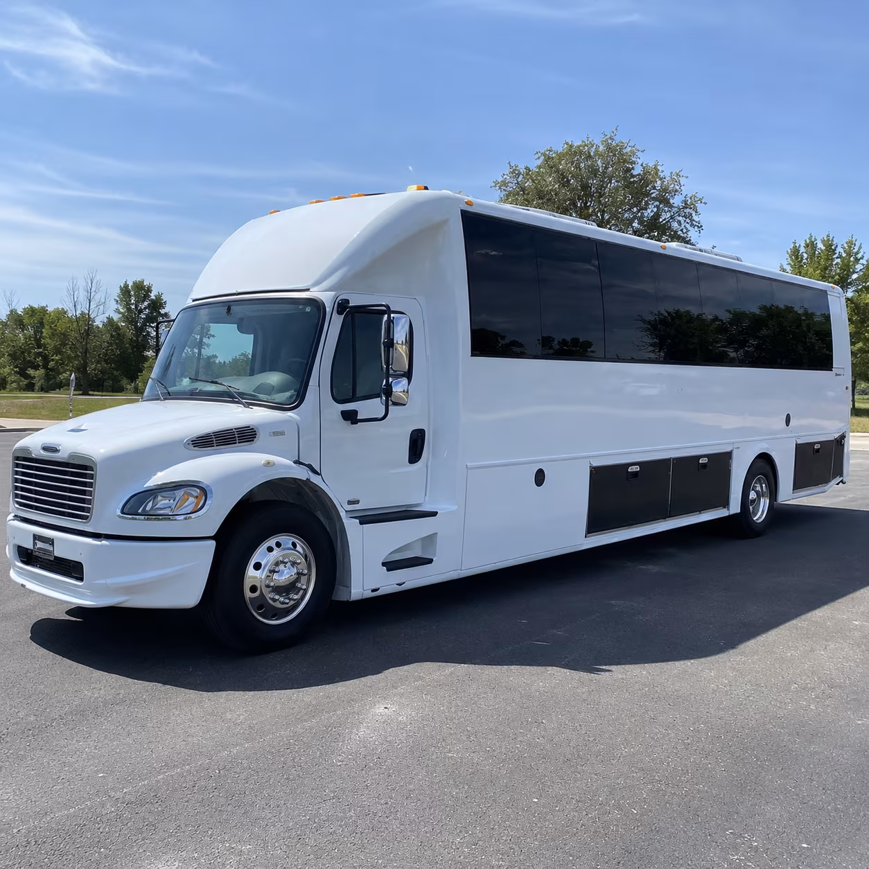 Bismarck Private Event Transportation party bus interior