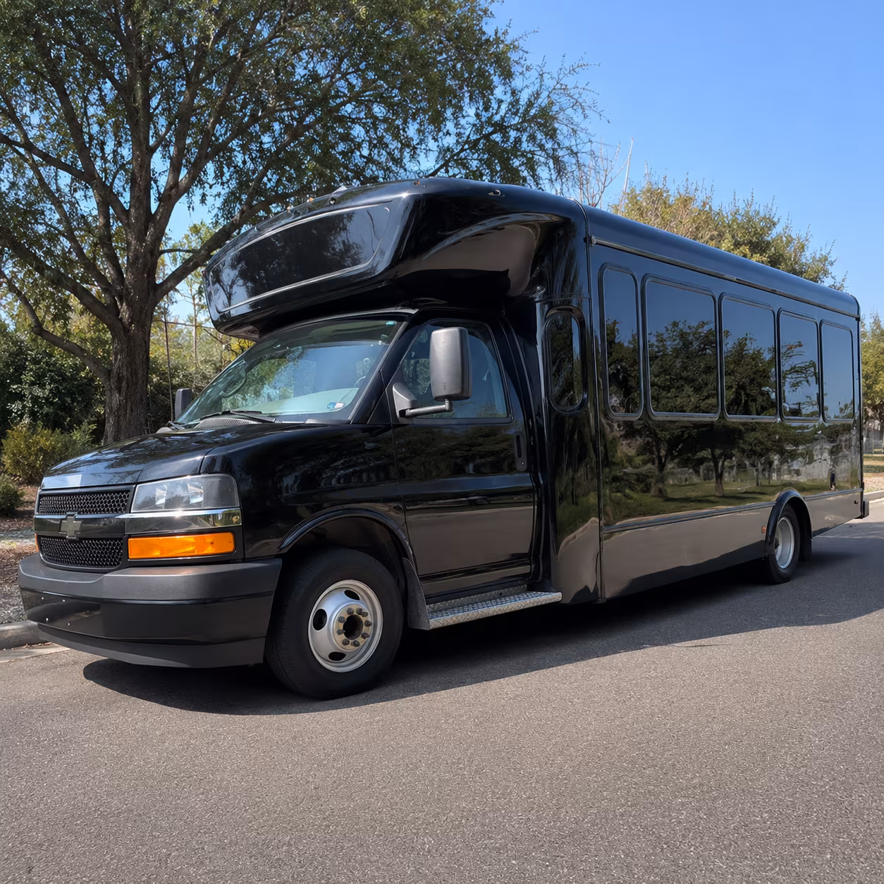 Bismarck Prom & Homecoming Transportation party bus exterior
