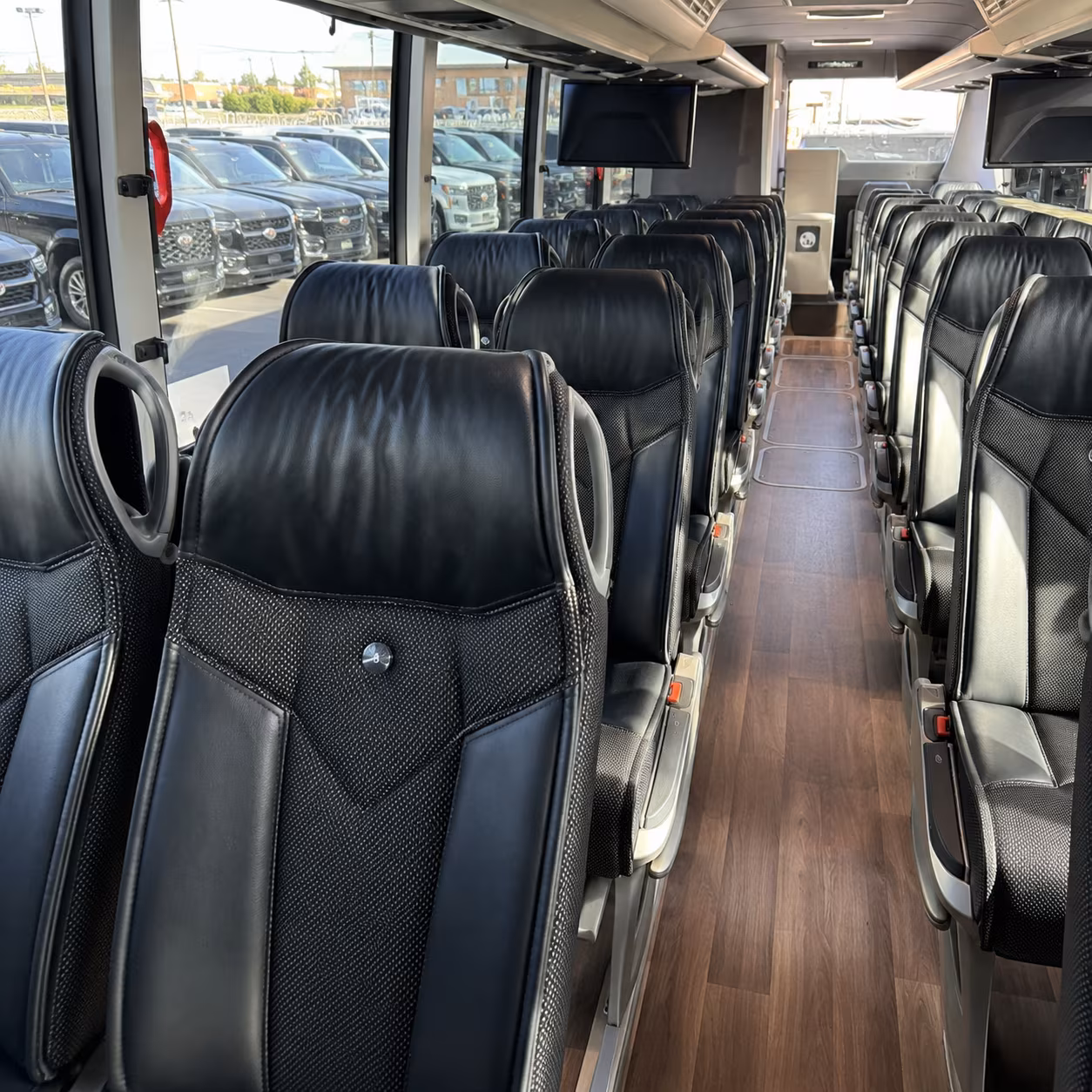 Bismarck School Event Transportation party bus exterior