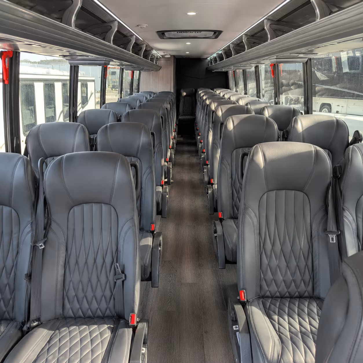 Bismarck School Event Transportation party bus exterior