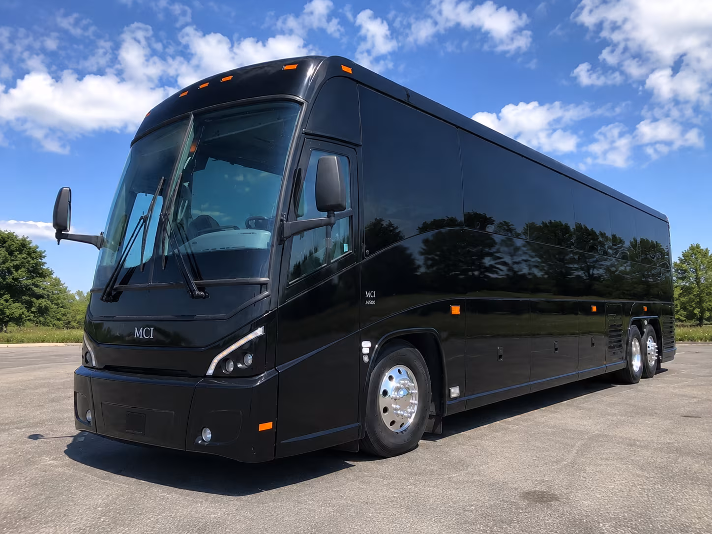 Bismarck School Event Transportation party bus exterior