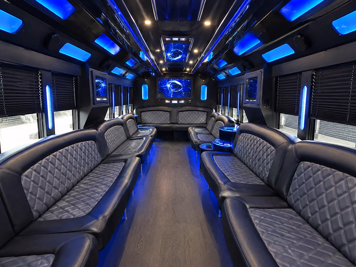 Bismarck Wedding Transportation party bus exterior