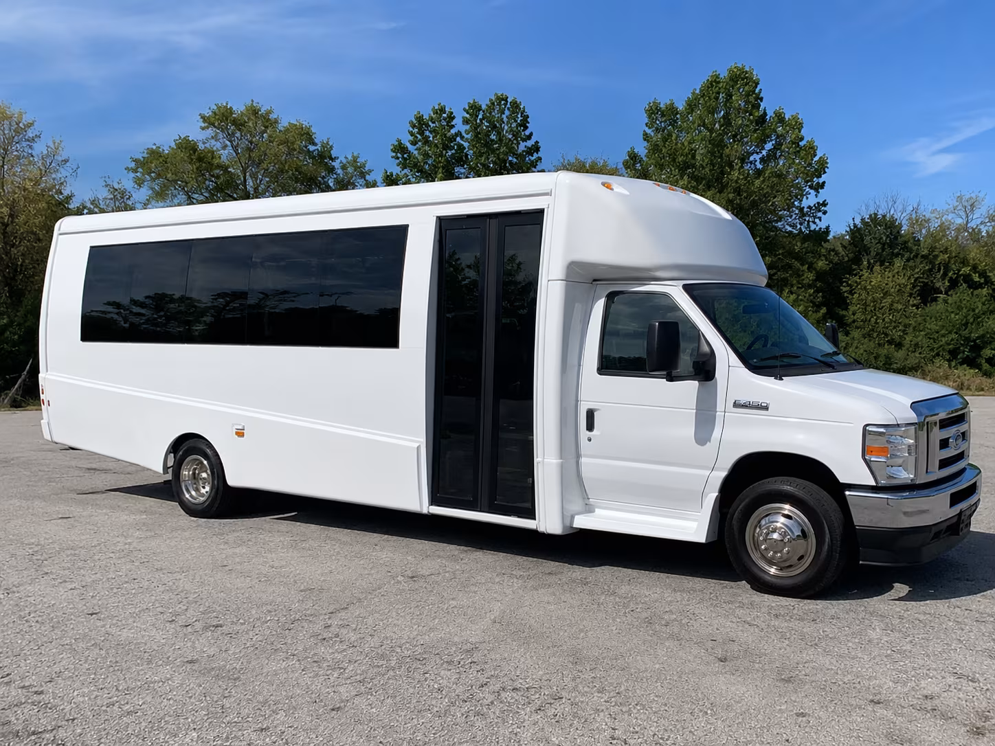Bismarck Wedding Transportation party bus exterior