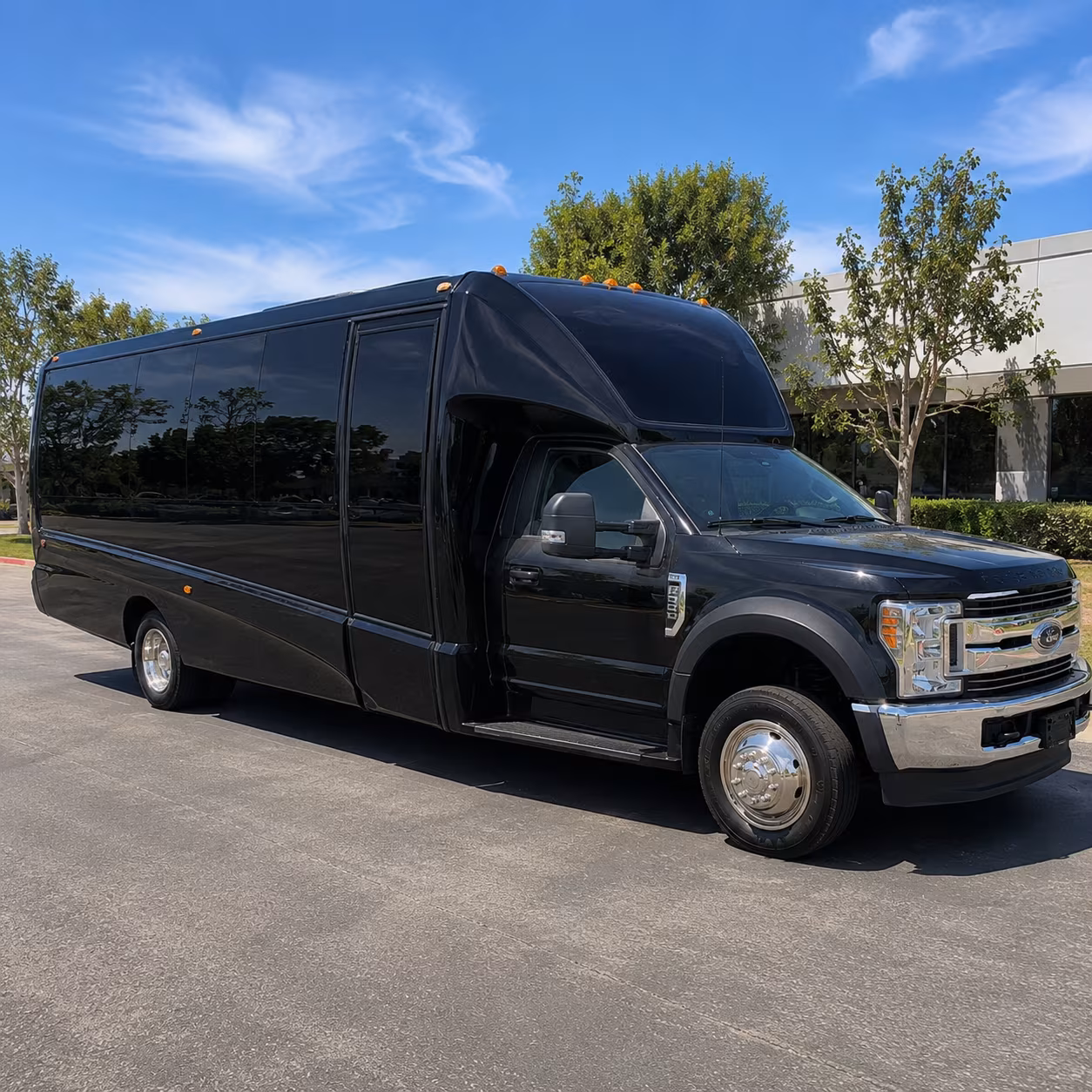 Bismarck Wedding Transportation party bus exterior