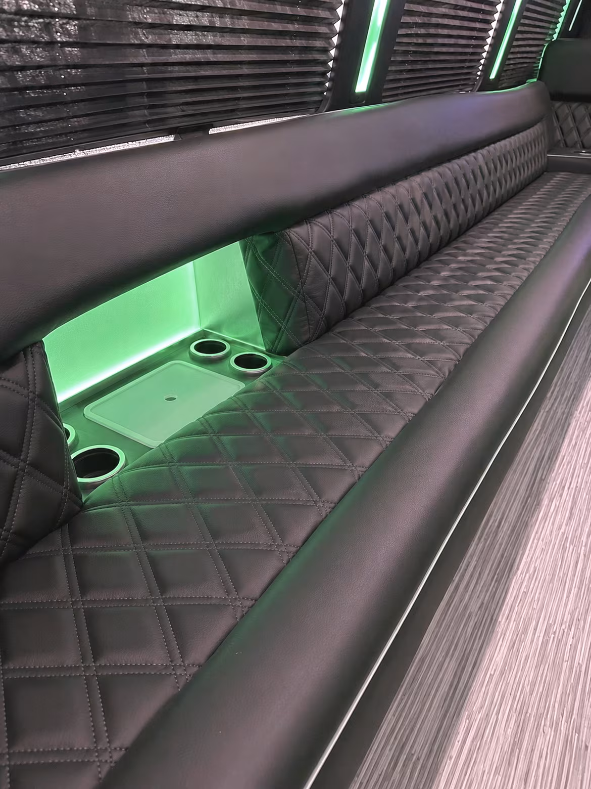 Bismarck Wedding Transportation party bus interior